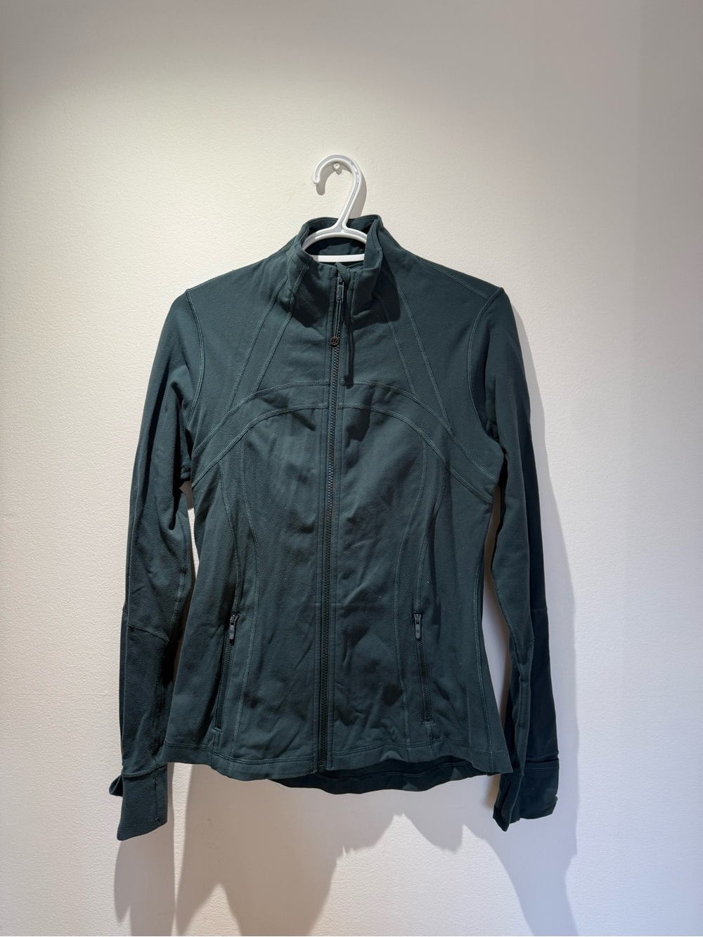Lululemon Women's Dark Green Full-Zip Athletic Jacket